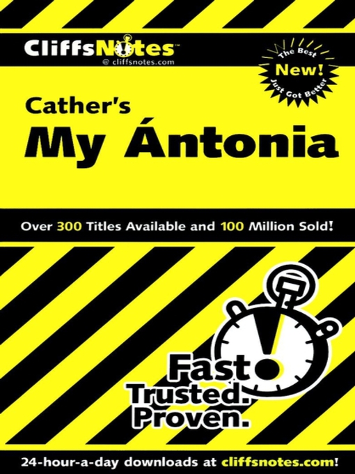 Title details for CliffsNotes on Cather's My Ántonia by Susan Van Kirk - Available